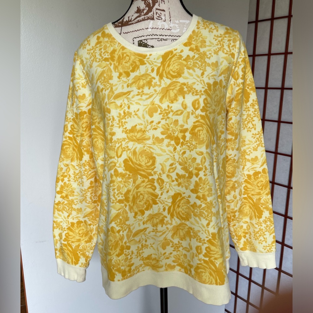 Denim & Co. Terry Sweatshirt, Size M
